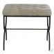 Galvin Gray And Textured Black Stool