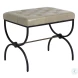 Galvin Gray And Textured Black Stool