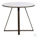 Rylan Brushed Copper And White Marble Side Table
