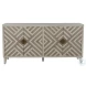 Molena Sesame White And Antique Grey Cabinet