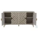 Molena Sesame White And Antique Grey Cabinet