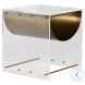 Skylar Mountain Brass Side Table