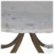 Wilbur Forged Champagne And Ivory Marble Coffee Table