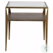 Winona Light Brass Side Table