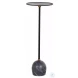 Neil Gunpowder Black And Galaxy Grey Marble Drinking End Table