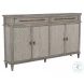 Isaac Brushed Gray Long Cabinet