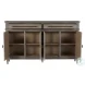 Isaac Brushed Gray Long Cabinet