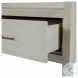 Crest Cerused White Bookcase