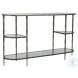 Wyeth Antique Nickel Console Table