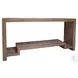 Emerson Cerused Plateau Brown Console Table