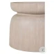Marta Cerused Light Natural Side Table