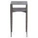 Nightingale Antique Nickel Side Table