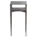Nightingale Antique Nickel Side Table