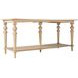 Nirvana Brushed Blonde Natural Console Table