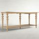 Nirvana Brushed Blonde Natural Console Table