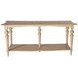 Nirvana Brushed Blonde Natural Console Table