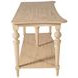 Nirvana Brushed Blonde Natural Console Table