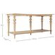 Nirvana Brushed Blonde Natural Console Table