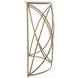 Wayland White Banswara Marble And Antique Aged Brass Console Table