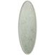 Daxon Textured White Oval Wall Mirror