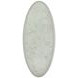 Daxon Textured White Oval Wall Mirror