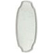 Margot Textured White Oval Accent Mirror