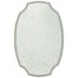 Margot Textured White Oval Accent Mirror