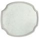 Margot Textured White Oval Accent Mirror