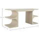 Erin Cerused White 64" Writing Desk