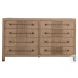 Jordan Cerused Natural Dresser
