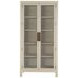 Newington Cerused Natural 2 Glass Door Bookcase