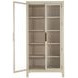 Newington Cerused Natural 2 Glass Door Bookcase