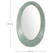 Viola Seafoam Oval Accent Mirror