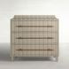 Merigold Sesame White 3 Drawer Chest