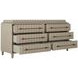 Merigold Sesame White 6 Drawer Dresser