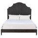 Princeton Cerused Forest Black King Panel Bed