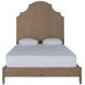 Princeton Cerused Natural Queen Panel Bed