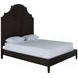 Princeton Cerused Forest Black Queen Panel Bed