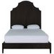 Princeton Cerused Forest Black Queen Panel Bed