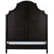Princeton Cerused Forest Black Queen Panel Bed