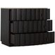 Sergio Sesame Black and Marble 3 Drawer Chest