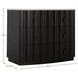 Sergio Sesame Black and Marble 3 Drawer Chest