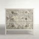 Easton Antique Painted White and Gray 3 Drawer Chest