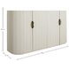 Isadora Sesame White 4 Door Sideboard