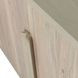 Zacariah Natural Spalted and Cerused White 4 Door Sideboard