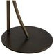 Amari Brushed Brass Round Drink Table