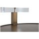 Ava Brushed Brass Round Drink Table