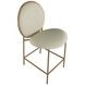 Evelyn Cream Upholstered Counter Height Stool