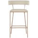Matlock White Upholstered Bar Stool