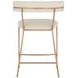 Matlock White Upholstered Counter Height Stool